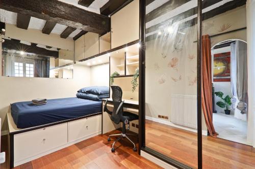 Notre Dame de Paris Luxurious 1BR-4P with NetFlix