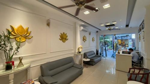 Χώρος καθιστικού στο Wild LoTus Ha Noi