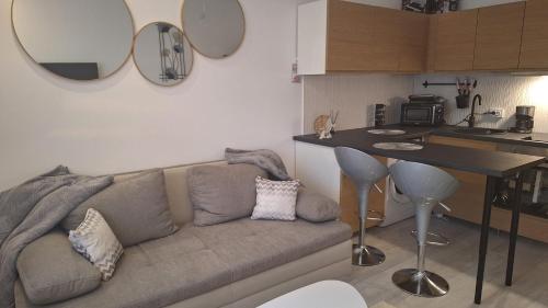 Kuchyň nebo kuchyňský kout v ubytování Iris Studio Rin Residence