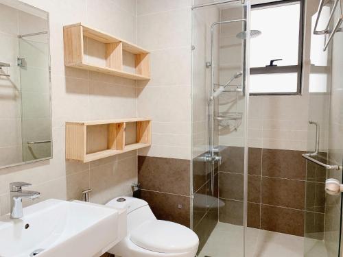 Koupelna v ubytování The Sun Avenue - Riverside Apartment