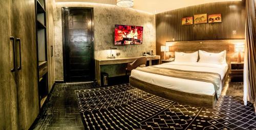Katil atau katil-katil dalam bilik di Gigiri Lion Villas II