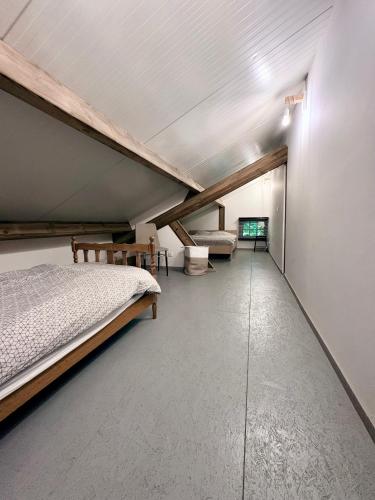 Postel nebo postele na pokoji v ubytování MMGhome - Gîte à la ferme