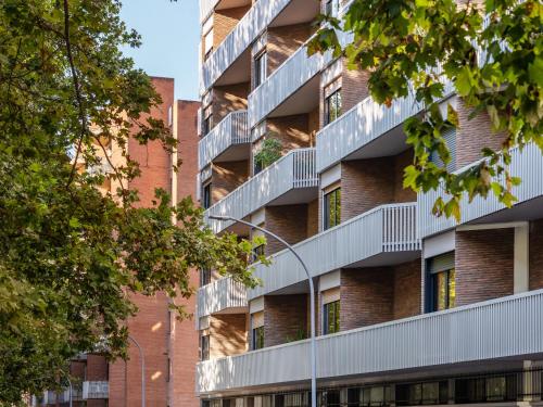 Budova, kde se aparthotel nachází