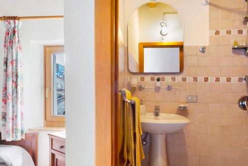 Koupelna v ubytování Al Ciod Agriturismo