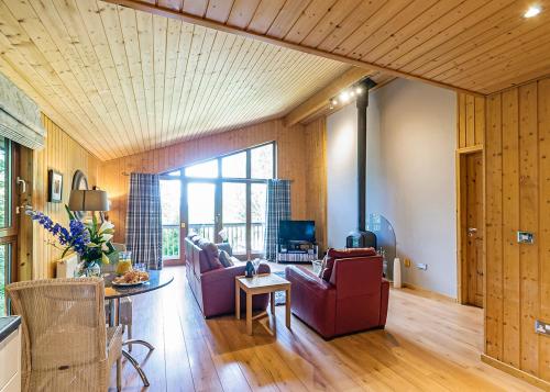 Posezení v ubytování Springwood Lodges
