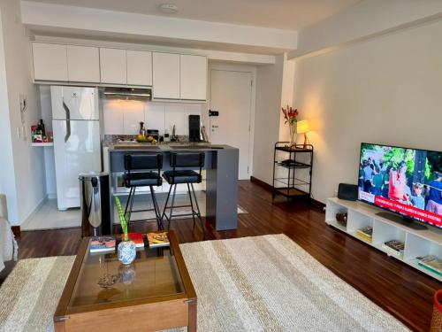 Kuhinja ili čajna kuhinja u objektu Apart Oliva near to Sirio Libanes Hosp