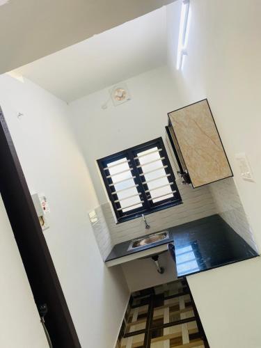 Kuchyň nebo kuchyňský kout v ubytování Saaff Villa