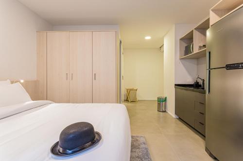 Una cocina o zona de cocina en Charlie Sabiá Moema