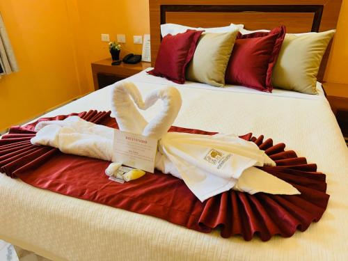 Hotel Hormigueroにあるベッド