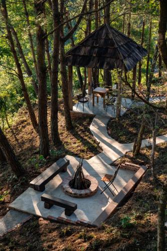 Κήπος έξω από το Khuổi Hân Ecolodge, Cao Bằng