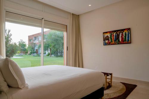 Cama o camas de una habitación en Domaine Bahi