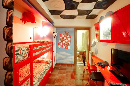 Кровать или кровати в номере Ski Plaza Hotel & Wellness