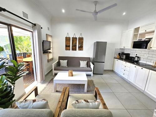 Η κουζίνα ή μικρή κουζίνα στο Leopard Tree Lodge