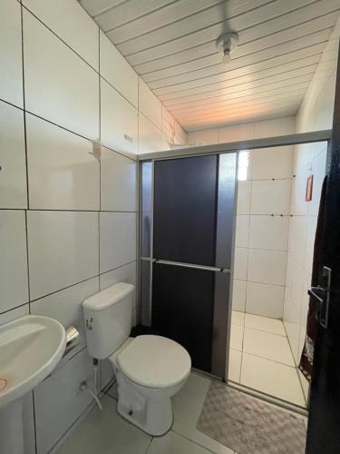 Koupelna v ubytování Apartamento de Alcione