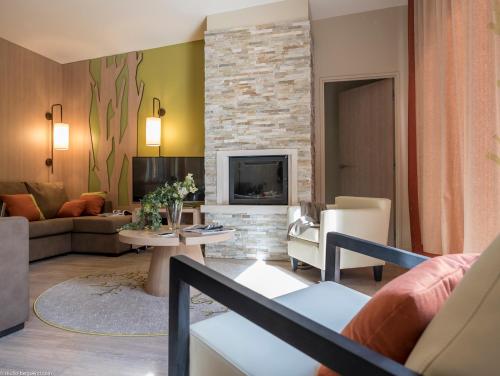 Χώρος καθιστικού στο Center Parcs Le Bois aux Daims