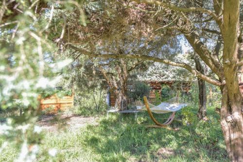 حديقة خارج Wood Chalet 1 Monaco Forest La Turbie - Sleeps 4 people