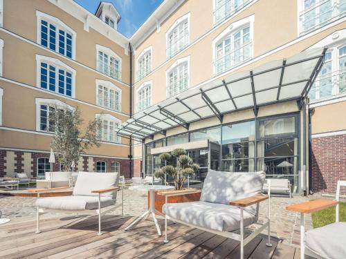 Χώρος καθιστικού στο Mercure Troyes Centre
