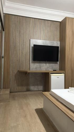 TV a/nebo společenská místnost v ubytování Hotel Samaritano