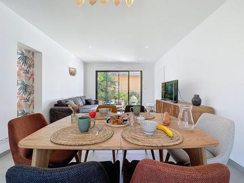 Khu vực ghế ngồi tại Holiday Home Les Musardises by Interhome