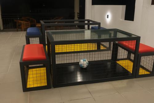 Zona de estar de Rayyan Villa