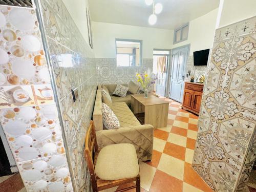 Televisyen dan/atau pusat hiburan di Apartment with 2 bedrooms