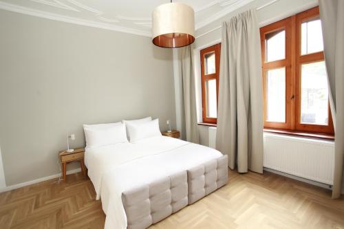 Katil atau katil-katil dalam bilik di Ferienhaus Alter Bahnhof Stötteritz