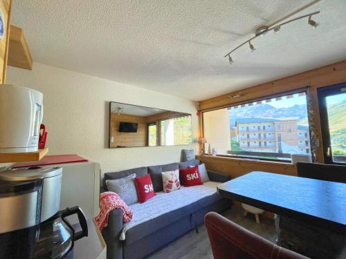 Appartement 4 pers, cabine, vue pistes, sud-ouest - FR-1-452-401