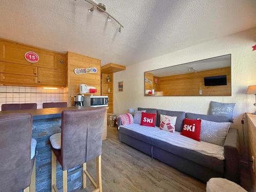 Appartement 4 pers, cabine, vue pistes, sud-ouest - FR-1-452-401