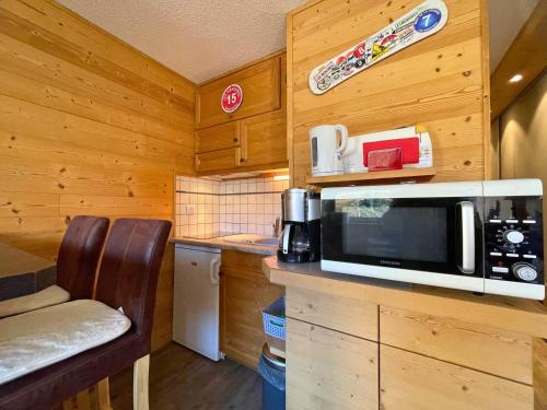 Appartement 4 pers, cabine, vue pistes, sud-ouest - FR-1-452-401