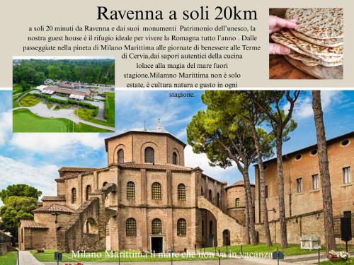 a flyer for a church with a picture of it at G&D Winter Home in Milano Marittima