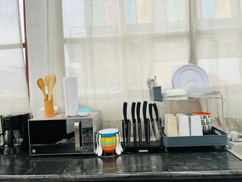 Η κουζίνα ή μικρή κουζίνα στο Apartamento en la zona viva con parqueo exclusivo