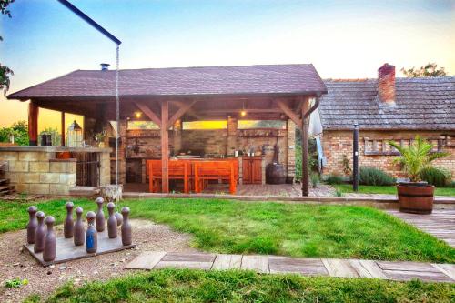 Taman di luar Ubytování u Vyskočilů