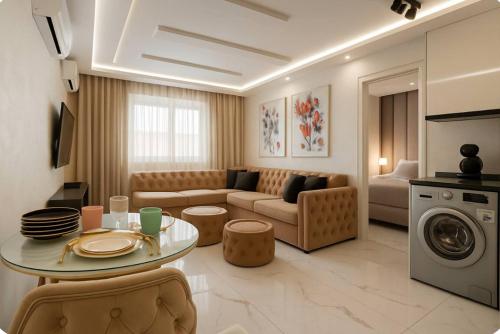 Χώρος καθιστικού στο SZ Luxury Suite Nador