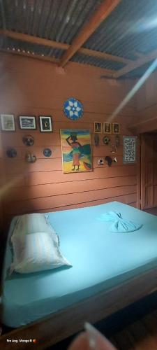 Cama o camas de una habitación en Carolina hostel