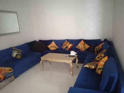 Χώρος καθιστικού στο Appartement avec piscine