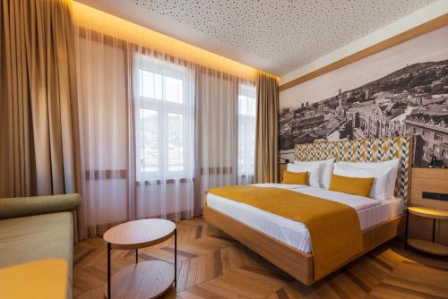Katil atau katil-katil dalam bilik di Baš Čaršija Boutique Place