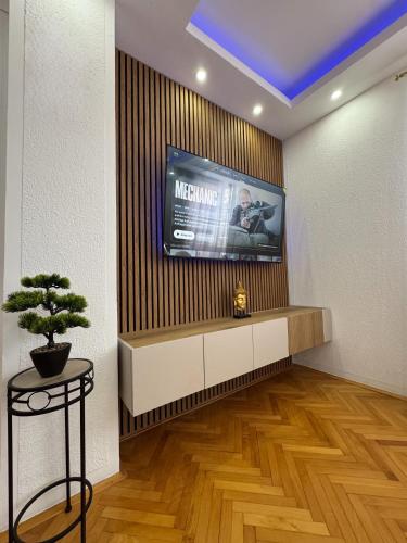 Μια τηλεόραση ή/και κέντρο ψυχαγωγίας στο Apartmani LUX 68