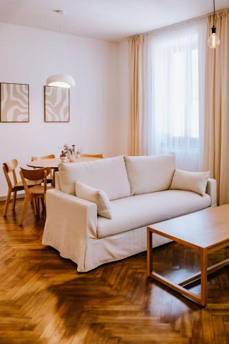 Un lugar para sentarse en JUGA Apartmány