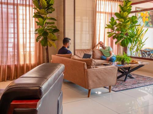 Posezení v ubytování Hotel Palacio