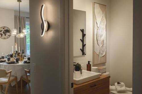 Ένα μπάνιο στο Luxe Alpine MSA - Ski Spa et Confort