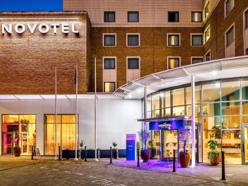 a noordiced store in front of a building at Novotel London Greenwich in London