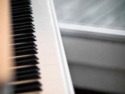 a close up of a piano keyboard at Mercure Nevers Pont De Loire in Nevers