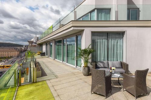 Balkoni atau teres di NH Collection Budapest City Center