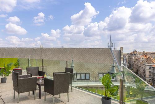 Balkoni atau teres di NH Collection Budapest City Center