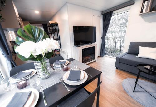 Χώρος καθιστικού στο Tiny House mit Terrasse und Garten in Altstadtnähe inkl Parkplatz