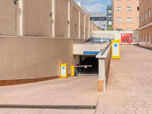 a tunnel with a car parked inside of it at Ibis Budget Madrid Calle Alcalá in Madrid