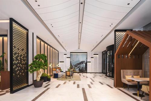 Χώρος καθιστικού στο Hilton Garden Inn Huangshan Huizhou