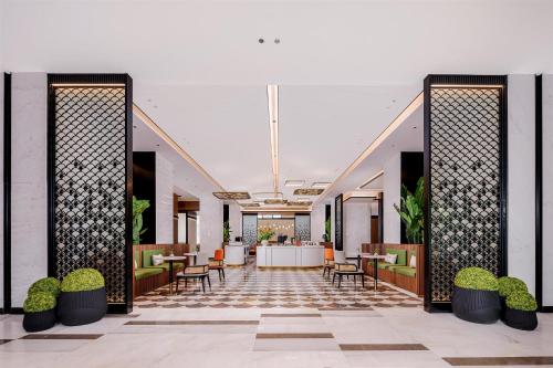 Χώρος καθιστικού στο Hilton Garden Inn Huangshan Huizhou