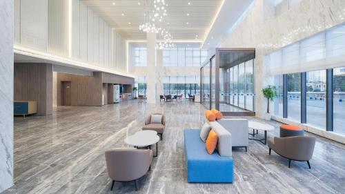 Χώρος καθιστικού στο Holiday Inn Express Chenzhou Suxian by IHG