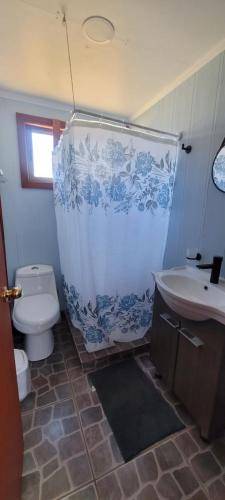 Un baño de Cabaña Tunquen